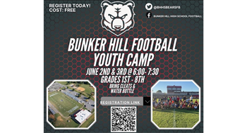 Bunker Hill Youth Football Camp